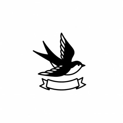 Old-School tattoo style example design